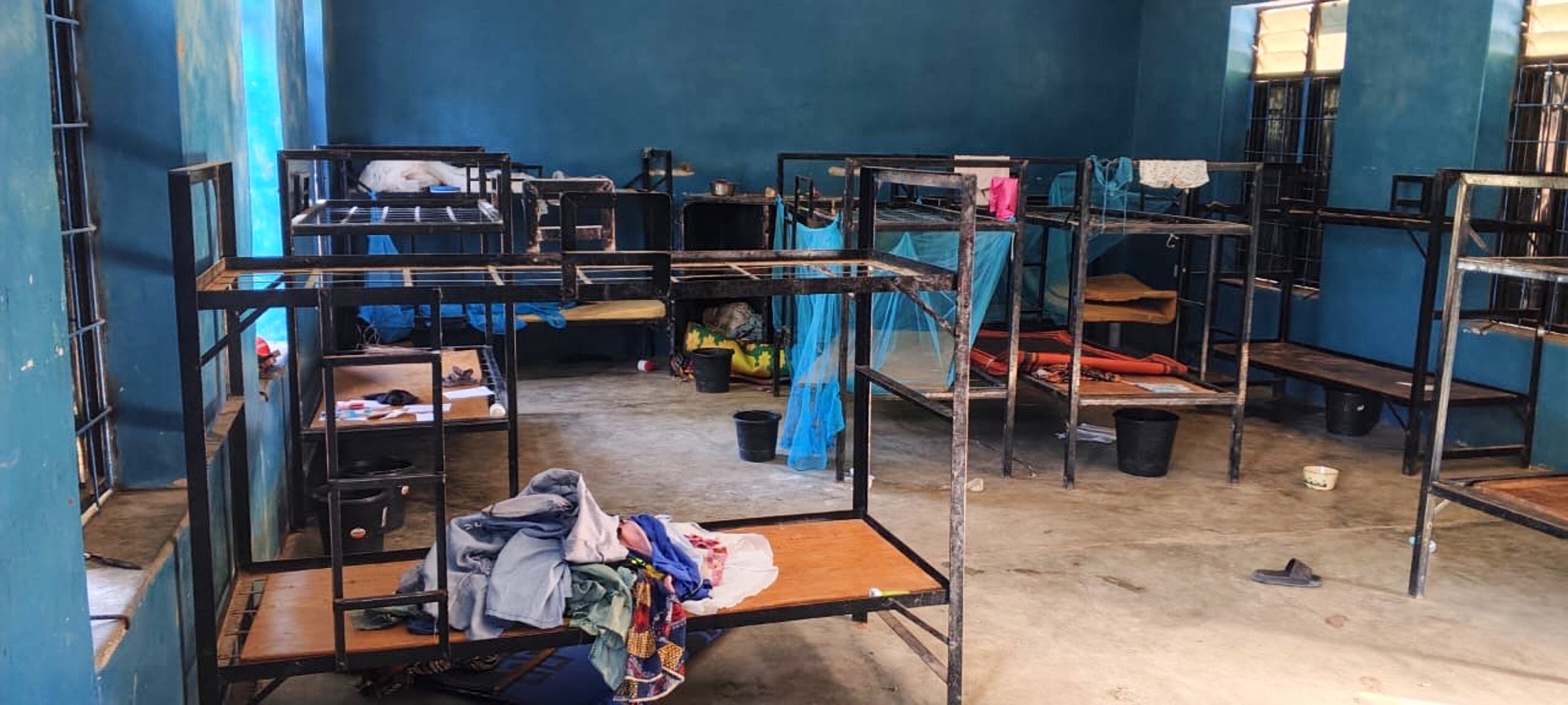 This photo released by the Christian Association of Nigeria shows the dormitories of St. Mary